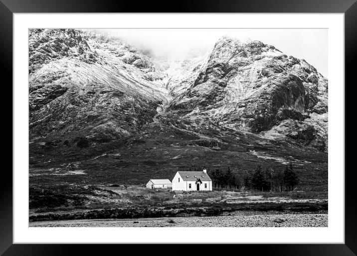 Lagangarbh Cottage Framed Mounted Print by Sebastien Coell