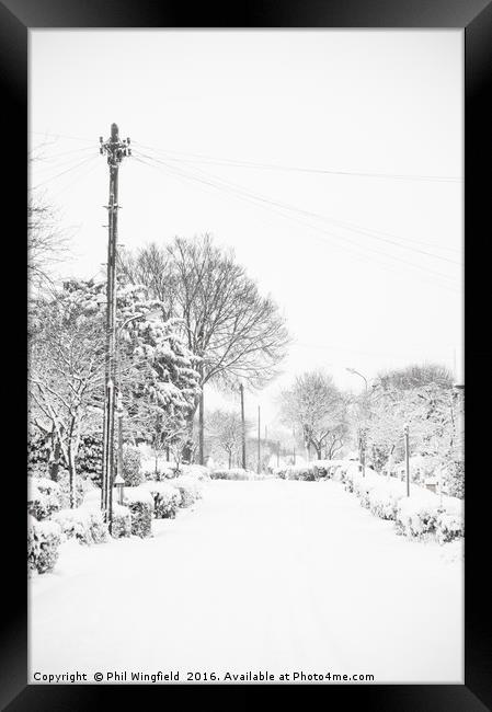 Let it Snow Framed Print by Phil Wingfield