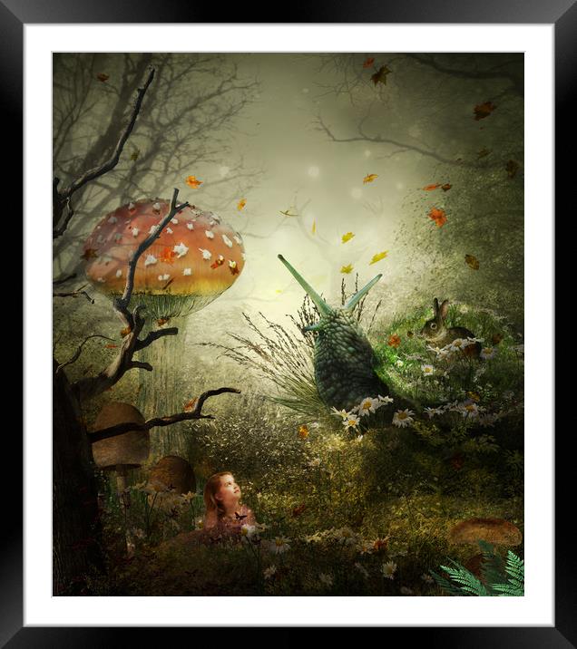 The Enchanted Forest Framed Mounted Print by Kim Slater