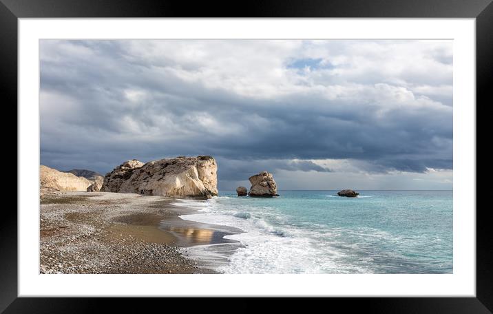 Petra tou Romiou Framed Mounted Print by Mark Godden