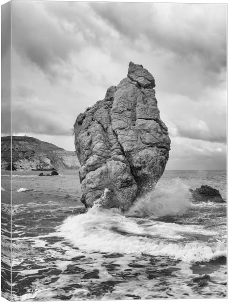 Petra tou Romiou. Canvas Print by Mark Godden