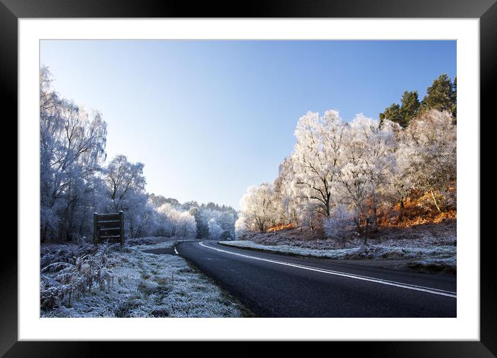 Winter on the Chase Framed Mounted Print by Dan Kemsley