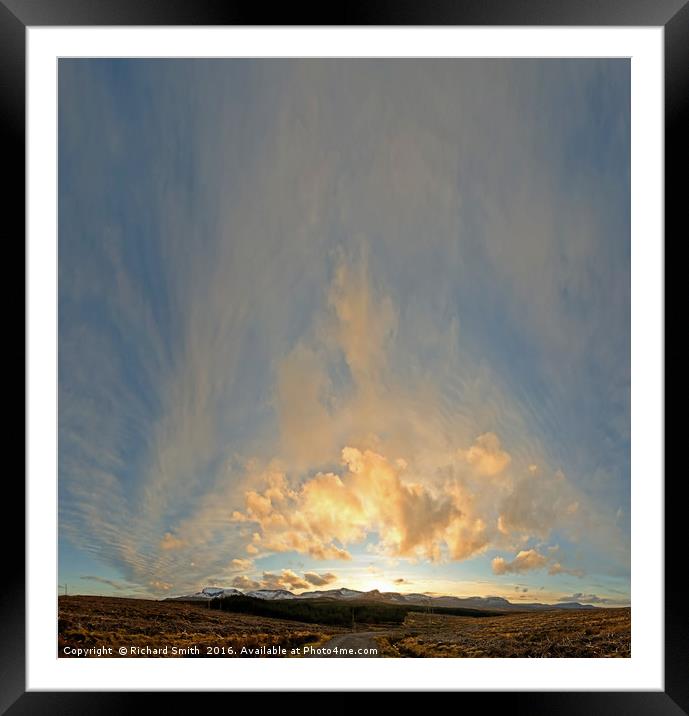 Cloudscape over Trotternish Framed Mounted Print by Richard Smith