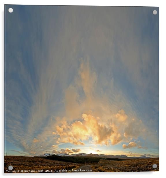 Cloudscape over Trotternish Acrylic by Richard Smith