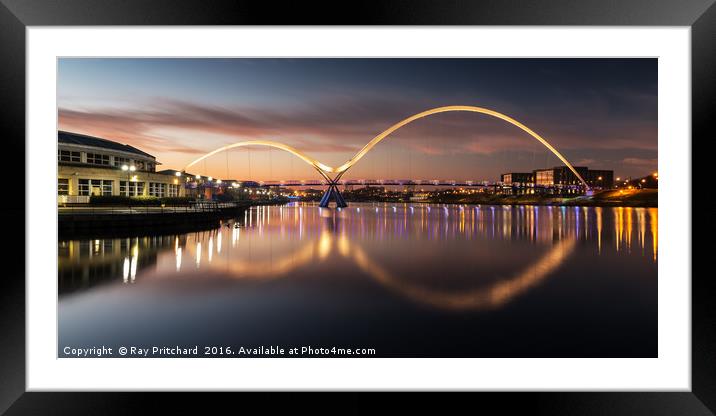 Infinity Bridge  Framed Mounted Print by Ray Pritchard