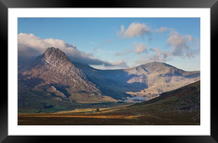 September in the Ogwen valley Framed Mounted Print by Rory Trappe