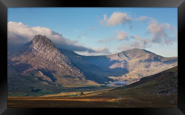 September in the Ogwen valley Framed Print by Rory Trappe