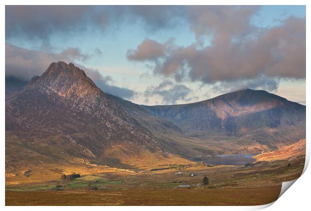 Ogwen valley Print by Rory Trappe