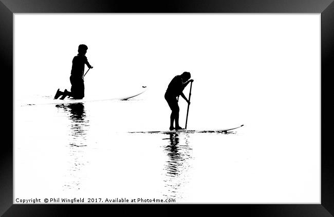 Boarding Framed Print by Phil Wingfield