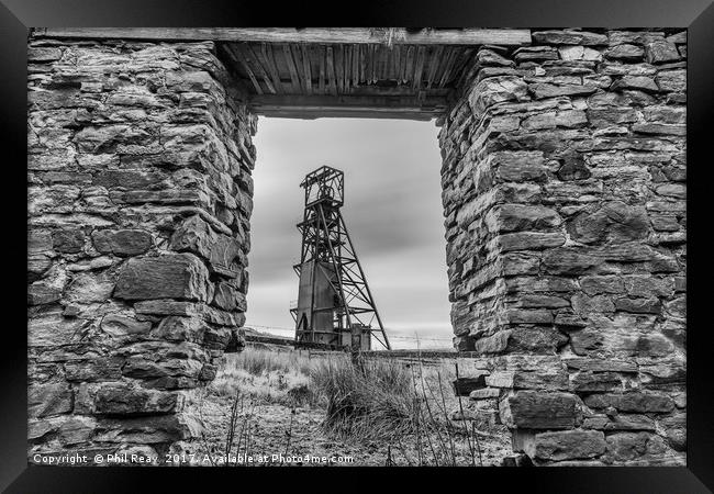 Groverake mine, Weardale Framed Print by Phil Reay