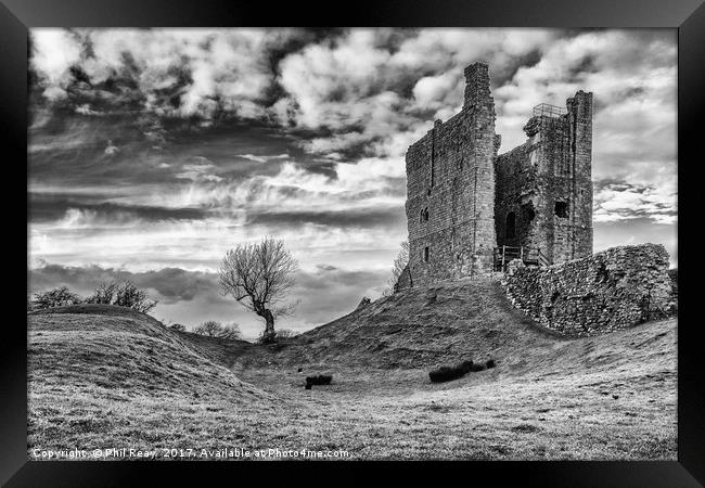 Brough Castle, Cumbria.  Framed Print by Phil Reay