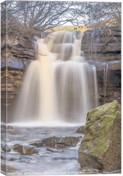 Summerhill Force, Teesdale Canvas Print by Phil Reay