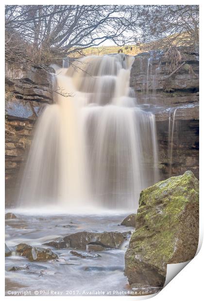 Summerhill Force, Teesdale Print by Phil Reay