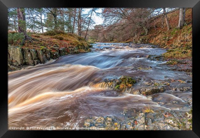 Low Force, Teesdale.  Framed Print by Phil Reay