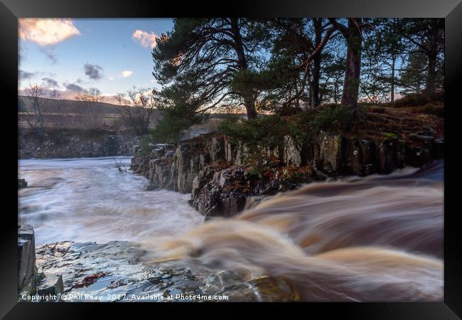 Low Force, Teesdale.  Framed Print by Phil Reay
