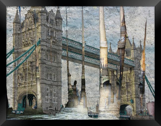 Revealing London Framed Print by Ruta Naujokiene