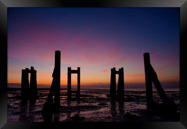 Derelict Jetty Framed Print by Phil Wingfield