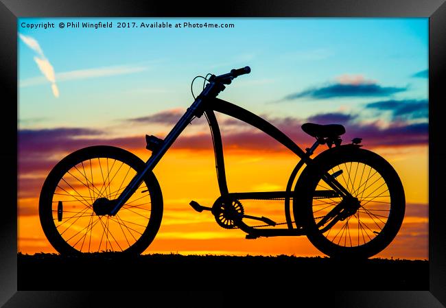 Chopper Framed Print by Phil Wingfield