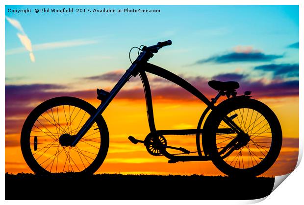 Chopper Print by Phil Wingfield