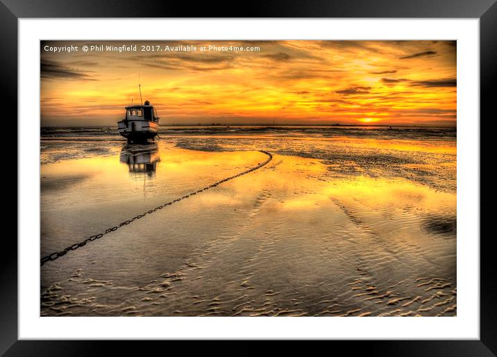 Southend Sunrise Framed Mounted Print by Phil Wingfield