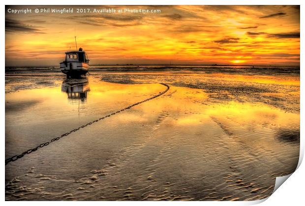 Southend Sunrise Print by Phil Wingfield