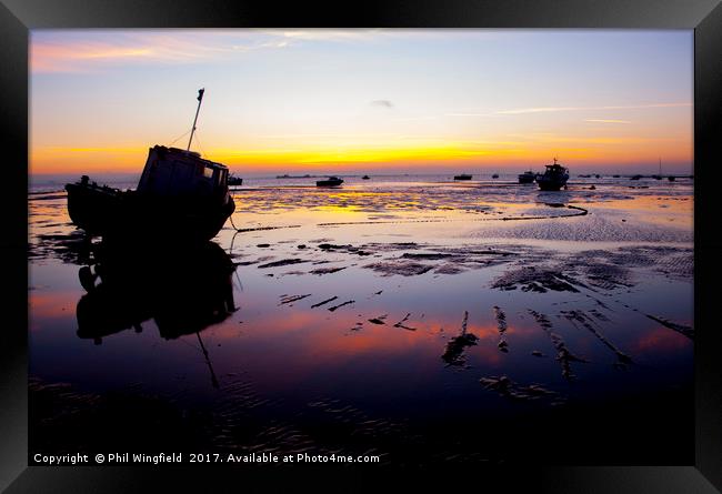 Southend Sunrise 2 Framed Print by Phil Wingfield