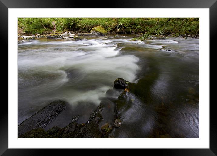 White Waters Framed Mounted Print by Mike Gorton