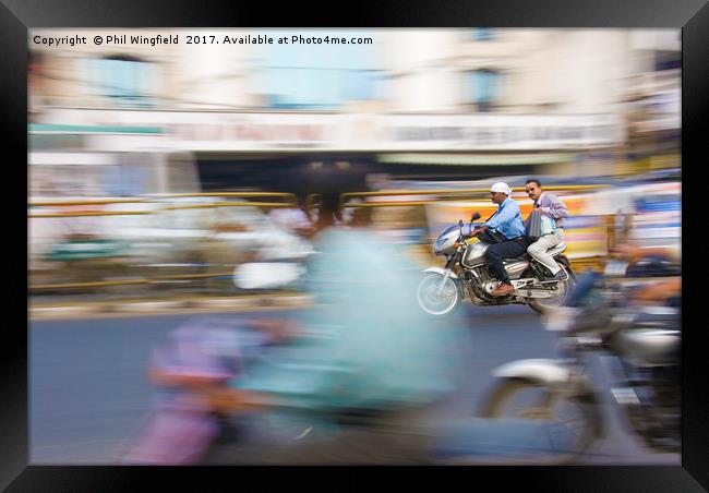Rush Hour Framed Print by Phil Wingfield