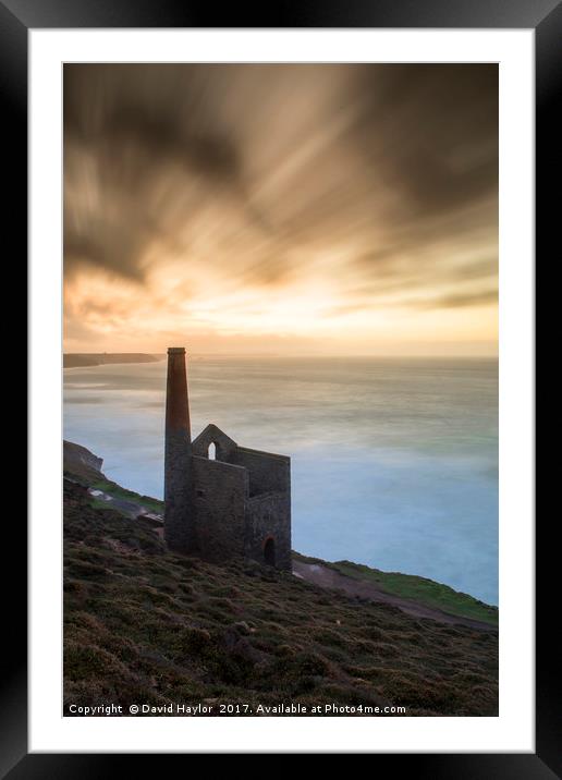 Wheal Coates Framed Mounted Print by David Haylor