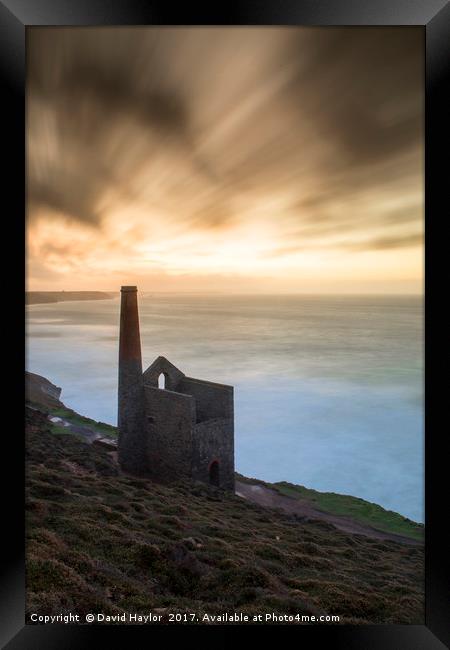 Wheal Coates Framed Print by David Haylor