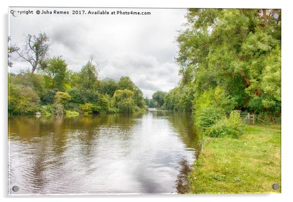 River Thames Acrylic by Juha Remes