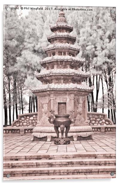 Pagoda Acrylic by Phil Wingfield
