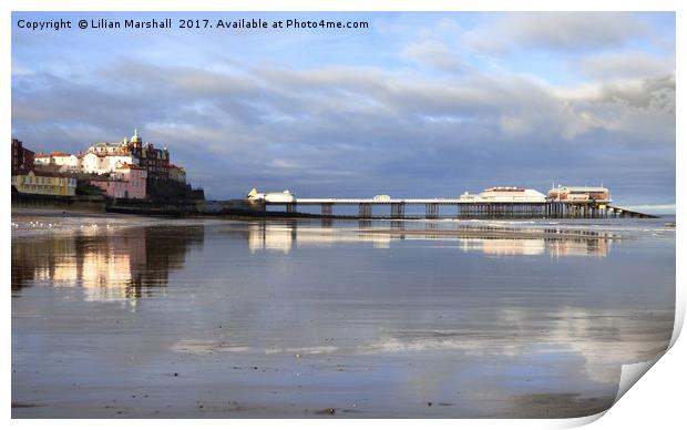 Reflections of Cromer Print by Lilian Marshall