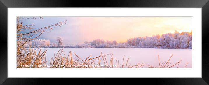 rime Framed Mounted Print by Silvio Schoisswohl