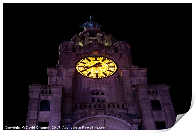 Royal Liver Building  Print by David Chennell