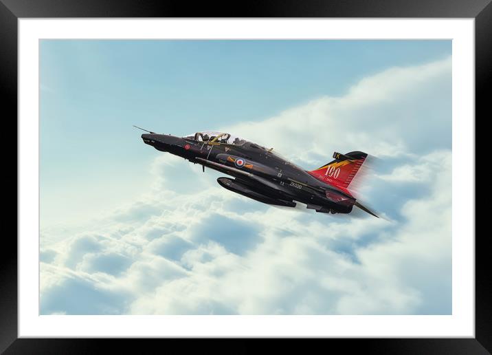 Hawk T2 Centenary Framed Mounted Print by J Biggadike