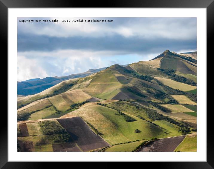 Ecuador Landscape 2 Framed Mounted Print by Milton Cogheil