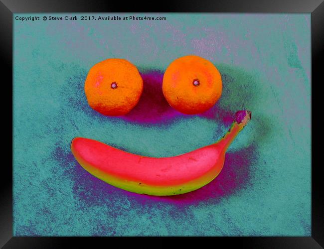 coloured fruit Framed Print by Steve Clark