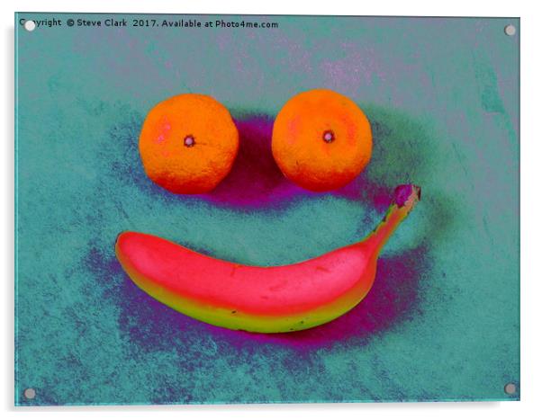 coloured fruit Acrylic by Steve Clark