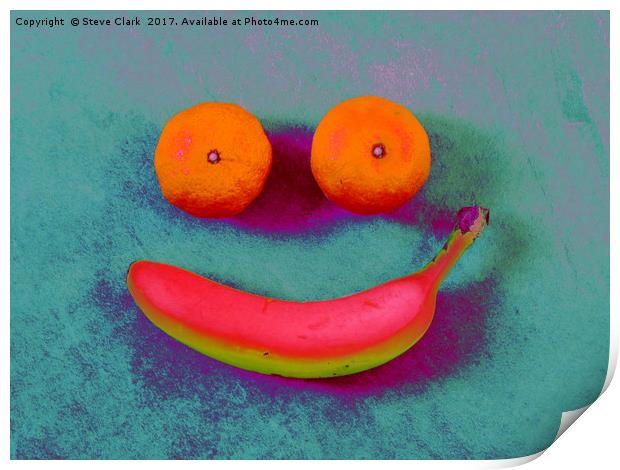 coloured fruit Print by Steve Clark