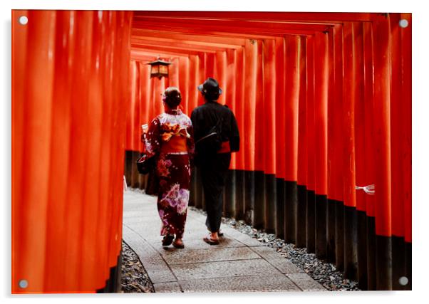Japan Kyoto  Acrylic by david harding