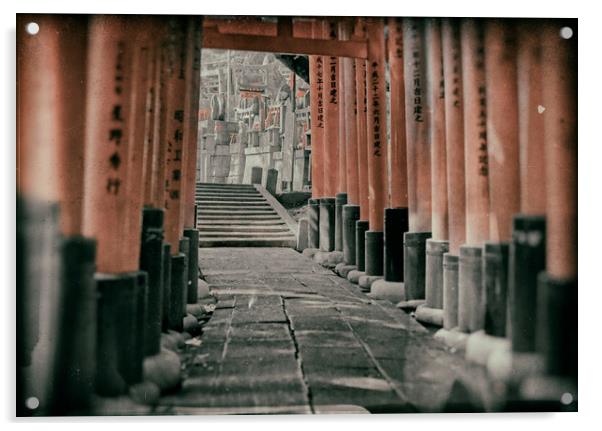 Japan Kyoto Fushima-Inari Shrine Acrylic by david harding