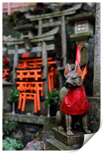 Japan Kyoto Fushima-Inari Shrine Print by david harding
