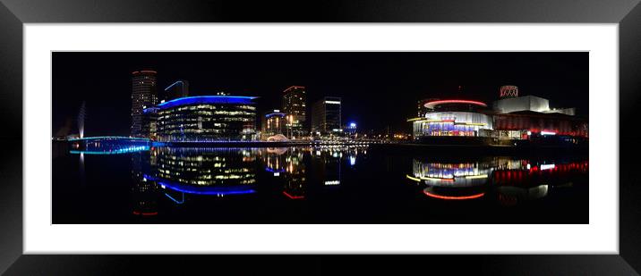 Media City Framed Mounted Print by Rob Mcewen