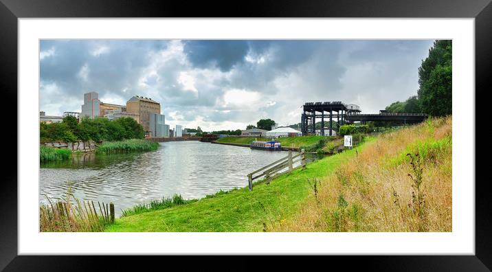 Anderton Boat Lift Framed Mounted Print by Rob Mcewen