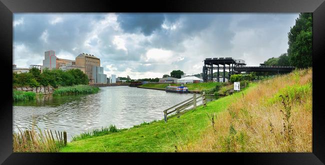 Anderton Boat Lift Framed Print by Rob Mcewen