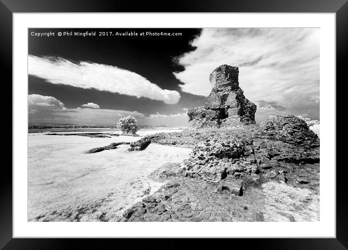 Hadleigh Castle Framed Mounted Print by Phil Wingfield