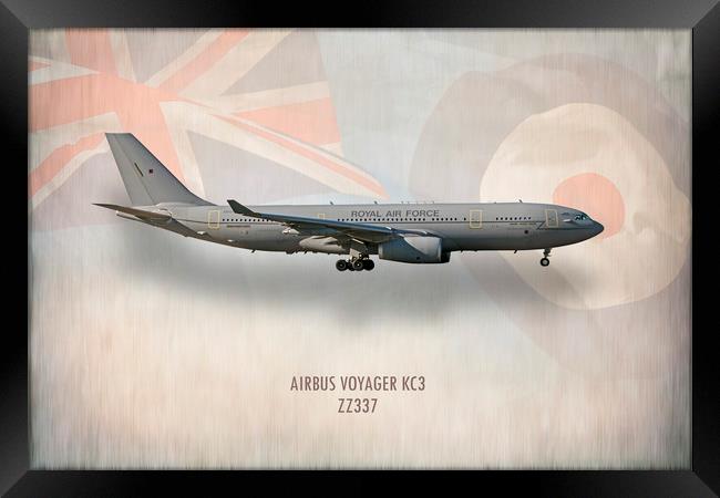 Airbus Voyager KC3 ZZ337 Framed Print by J Biggadike