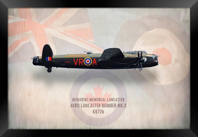 Avro Lancaster Bomber Mk. X KB726 Framed Print by J Biggadike