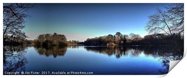 The Lake  Print by Jon Fixter